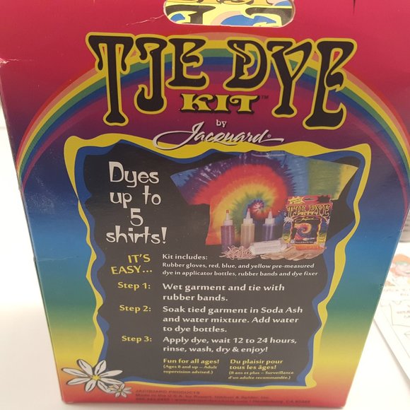 Jacquard Tie Dye Kit *INCOMPLETE: NO SODA ASH DYE FIXER * - Picture 5 of 14